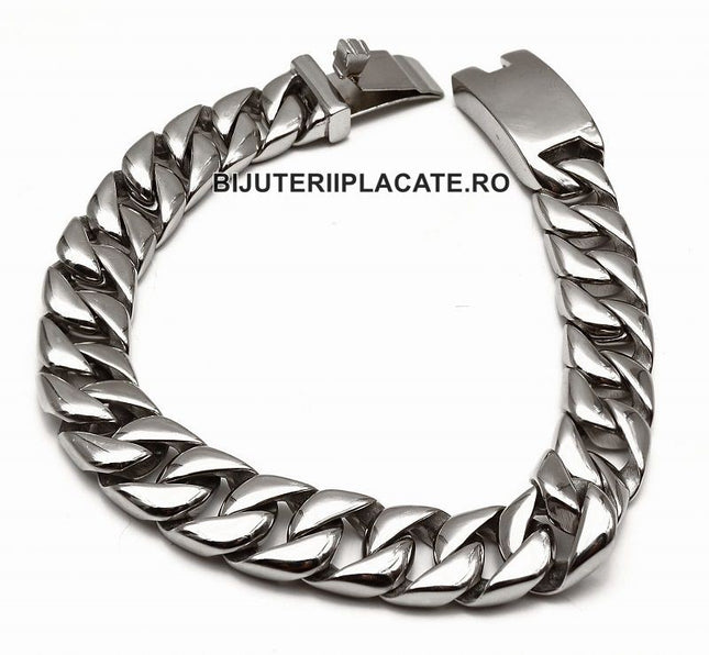 Bratara Inox -cuban- Solid