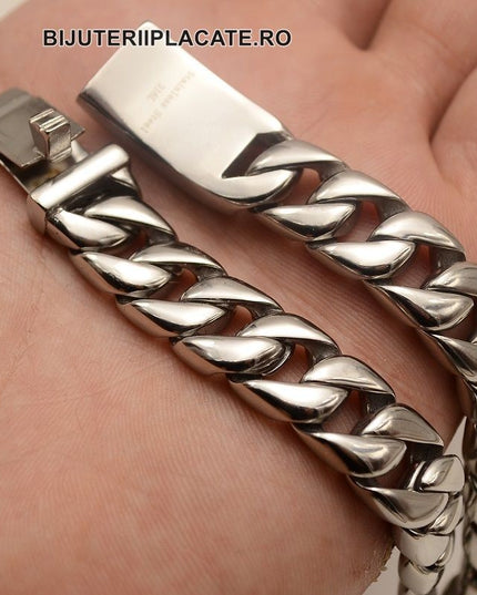Bratara Inox -cuban- Solid