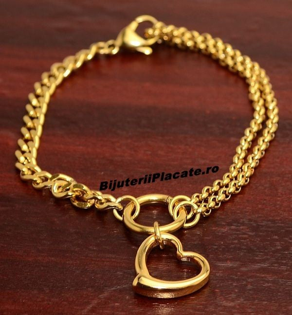 Bratara Inox Dama -heart