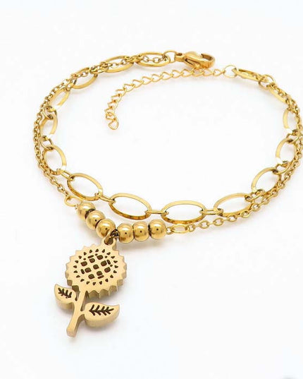 Bratara Inox -flower