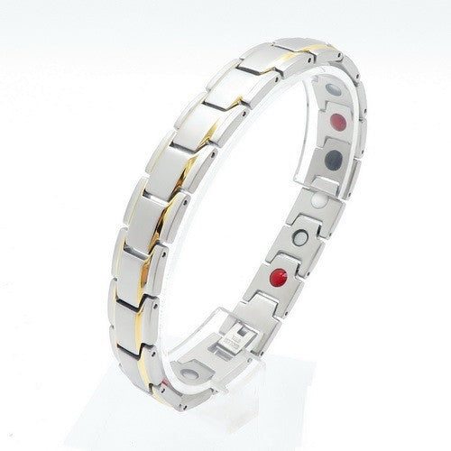 Bratara Inox Magnetica Argintie