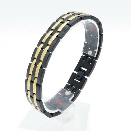 Bratara Inox Neagra -magnetica