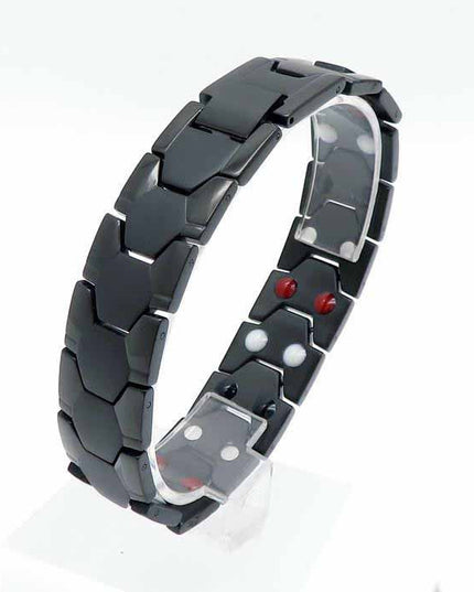 Bratara Inox Neagra -magnetica