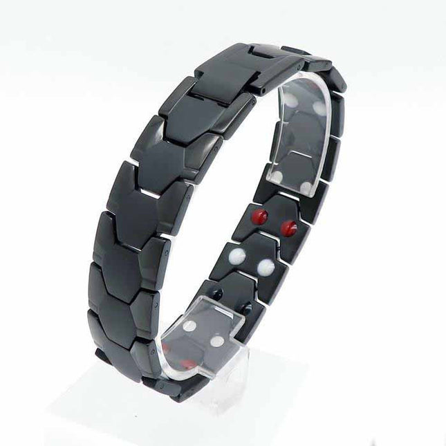 Bratara Inox Neagra -magnetica