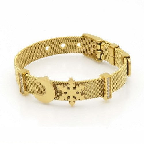 Bratara Inox Solida Dama - The Moon And The Star