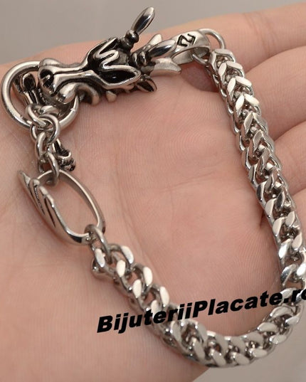 Bratara Inox Solida Dragon