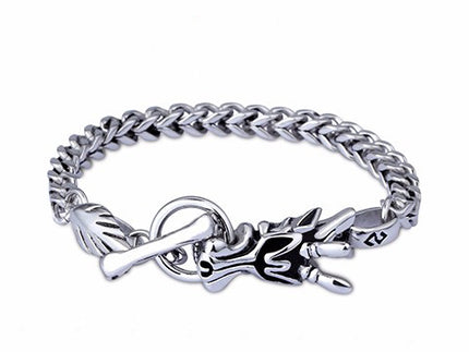 Bratara Inox Solida Dragon