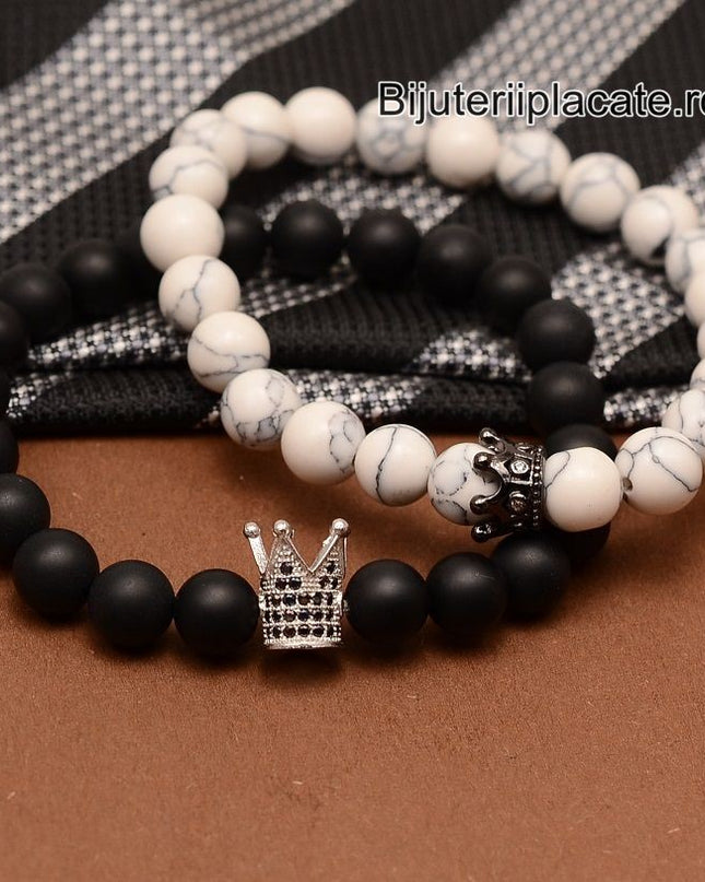 Bratara - King si Crown - Vintage- Model Deosebit