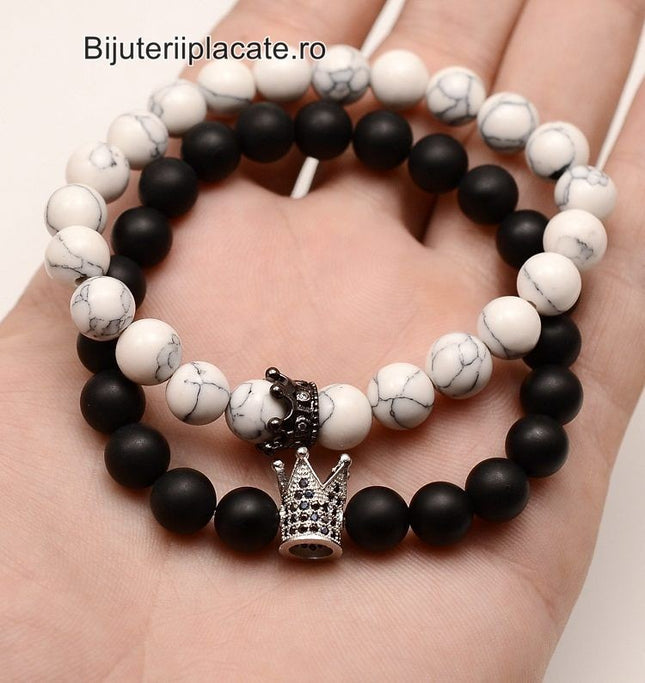 Bratara - King si Crown - Vintage- Model Deosebit