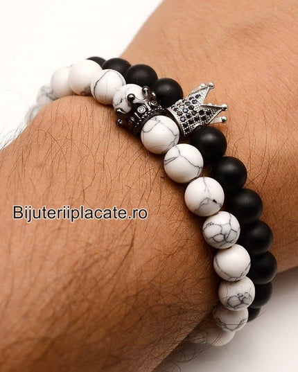 Bratara - King si Crown - Vintage- Model Deosebit