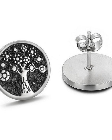 Cercei Inox Dama Copacul Vietii Model 2