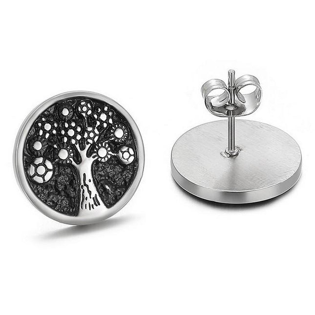 Cercei Inox Dama Copacul Vietii Model 2