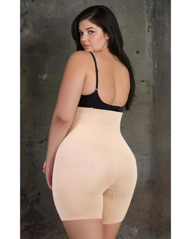 Chilot fara cusatura 4 Atele FlexiBoning -Seamless Boxer Double-layer Tummy- NUDE