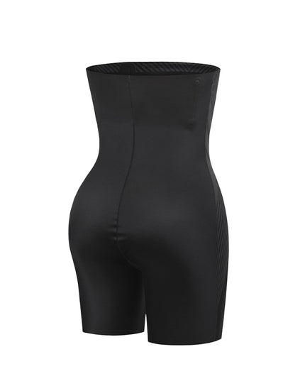 Chilot Modelator Talie Înaltă Fără Cusături cu Tehnologie Liquid Spandex, Compresie Mare, Oase Metalice, Antialunecare, Negru