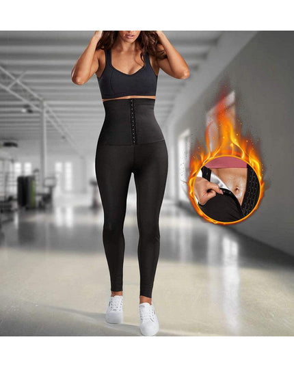 Colanti Modelatori Talie Inalta Pentru Fitness, Modelare Abdomen Si Ridicare Fese, Neopren Sauna