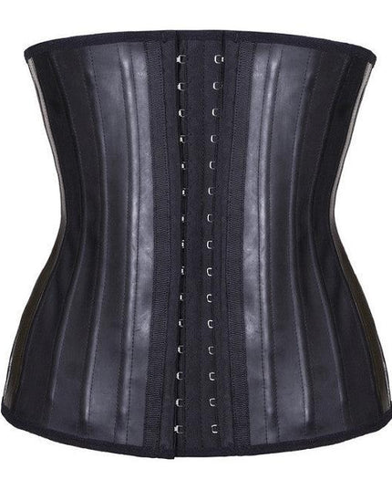 Corset Modelator Talie De Viespe, Modelare Abdomen Cu 25 Atele Metalice, Negru