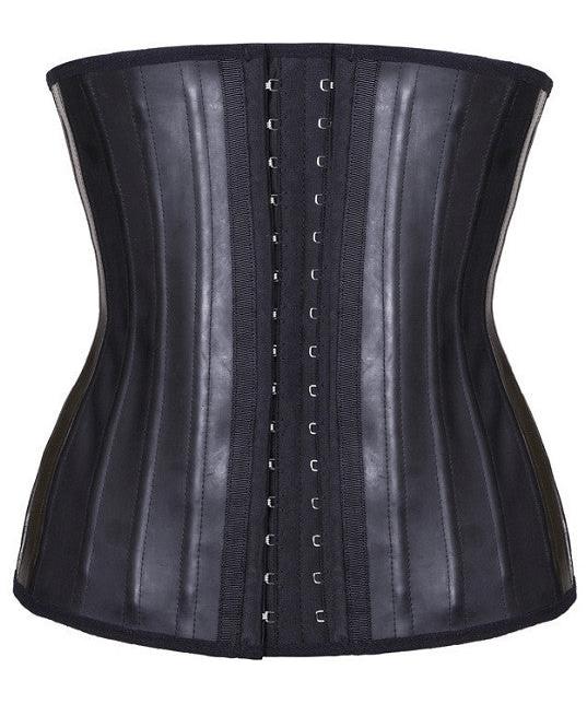 Corset Modelator Talie De Viespe, Modelare Abdomen Cu 25 Atele Metalice, Negru