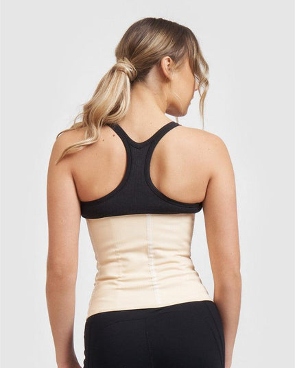 Corset Modelator Talie De Viespe, Modelare Abdomen Cu Compresie Puternica, 9 Atele, Nude