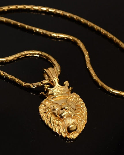 Lant Cu Pandantiv Inox -lion King- Gold