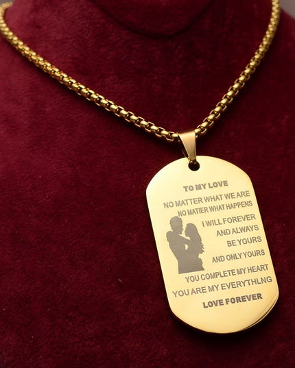 Lant Dama Inox -love Forever