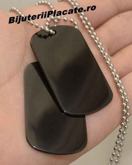 Lant Inox Army(dog Tag) Black