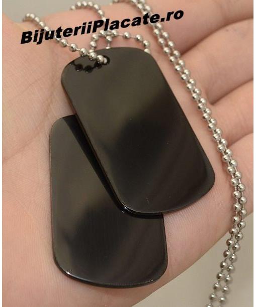 Lant Inox Army(dog Tag) Black