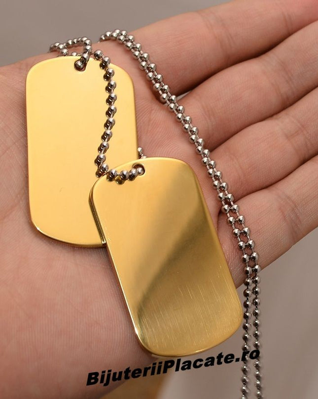 Lant Inox Army(dog Tag)