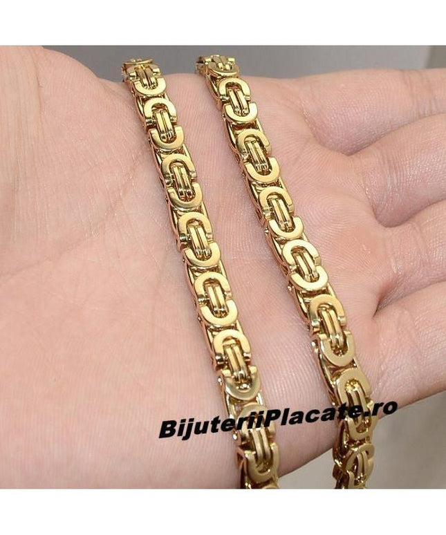 Lant Inox Byzantine Auriu