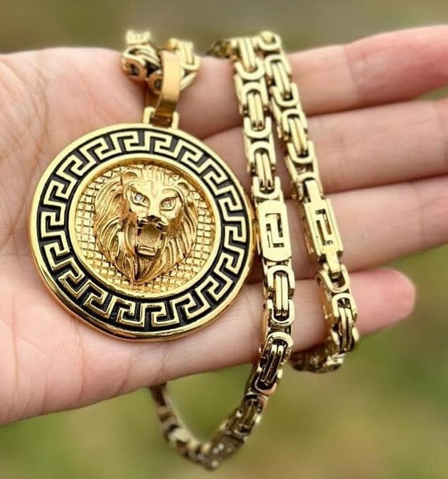 Lant Inox Si Medalion -lion