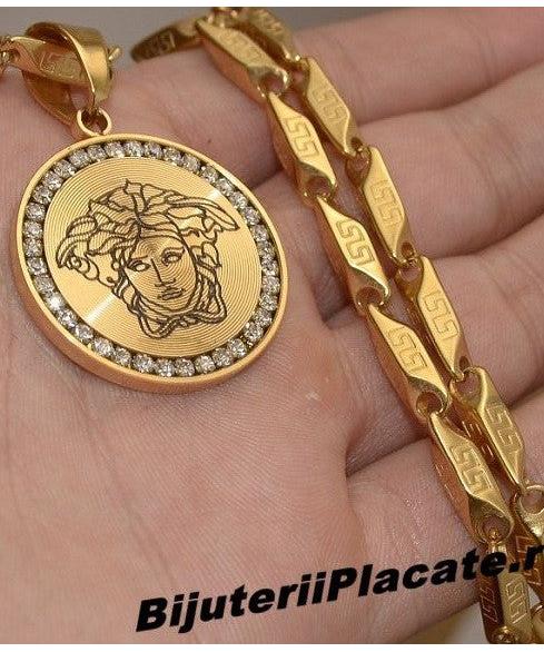 Lant Inox Si Medalion Medusa