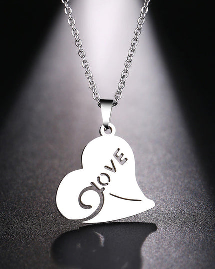 Lantisor Inox Argintiu Love