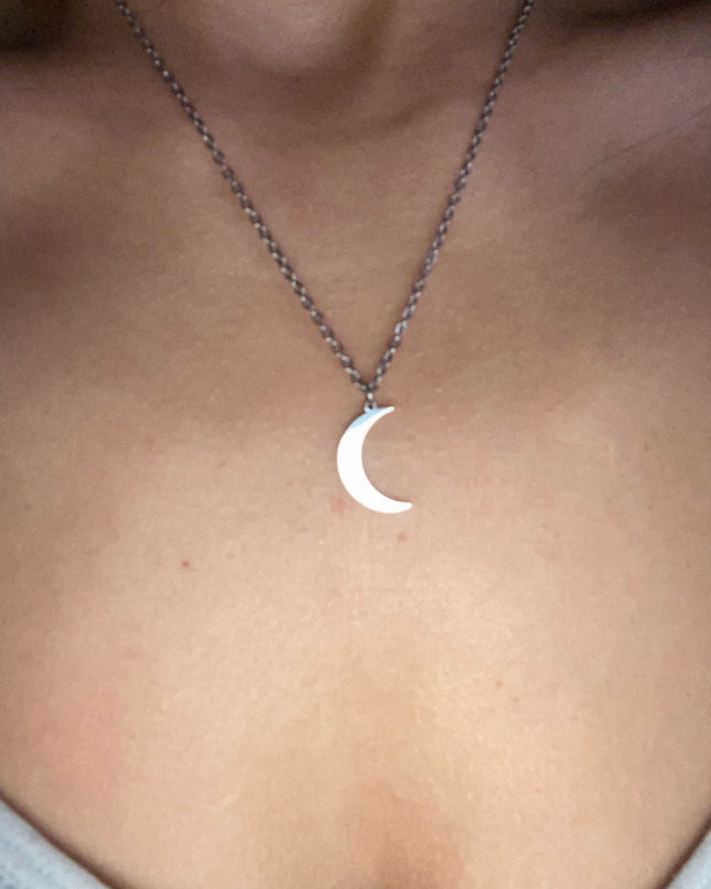 Lantisor Inox Argintiu Luna