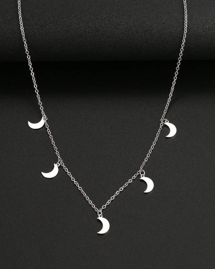 Lantisor Inox Argintiu Semi-luna