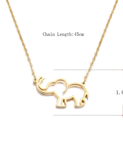 Lantisor Inox Auriu Elefant