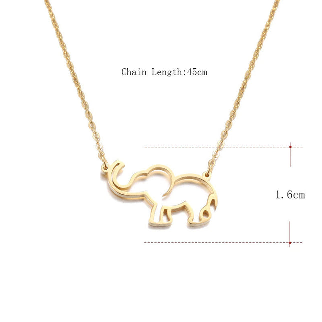 Lantisor Inox Auriu Elefant