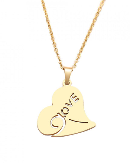 Lantisor Inox Auriu Love