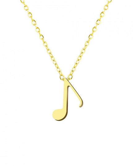 Lantisor Inox Auriu Note Muzicale