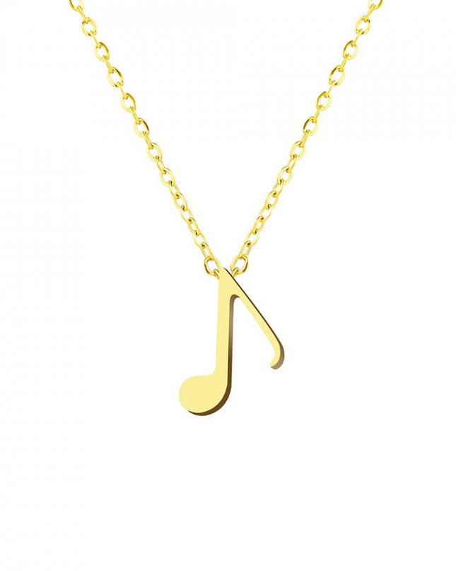 Lantisor Inox Auriu Note Muzicale