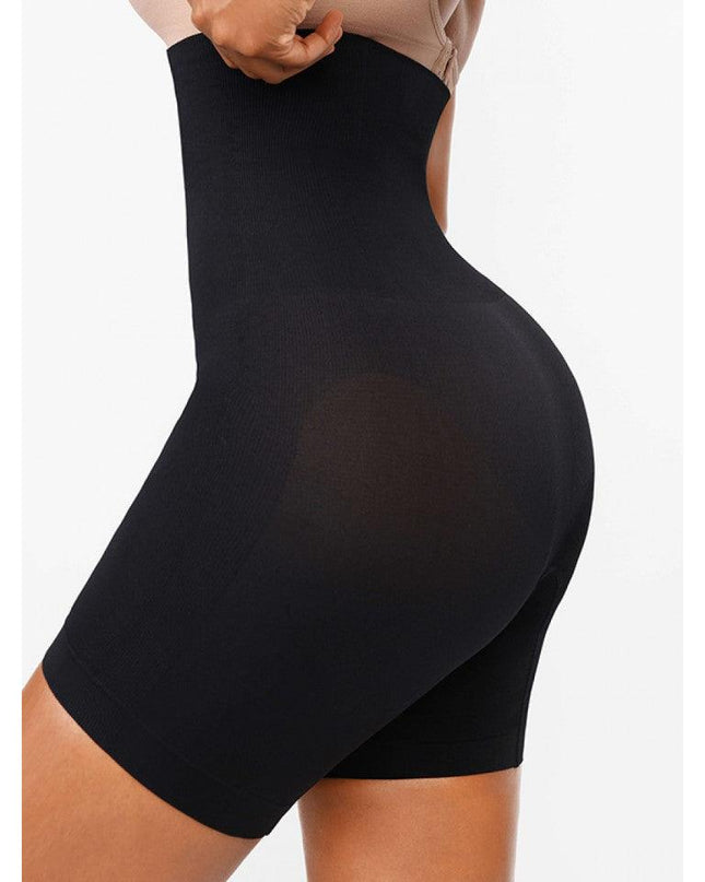 Lenjerie Modelatoare fara cusatura 4 Atele FlexiBoning -Seamless Boxer BLACK Impiedica Rularea