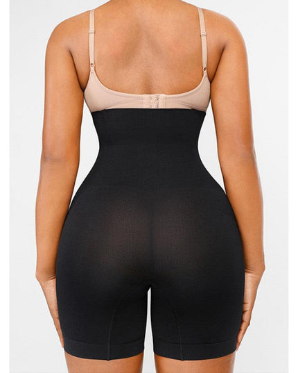 Lenjerie Modelatoare fara cusatura 4 Atele FlexiBoning -Seamless Boxer BLACK Impiedica Rularea