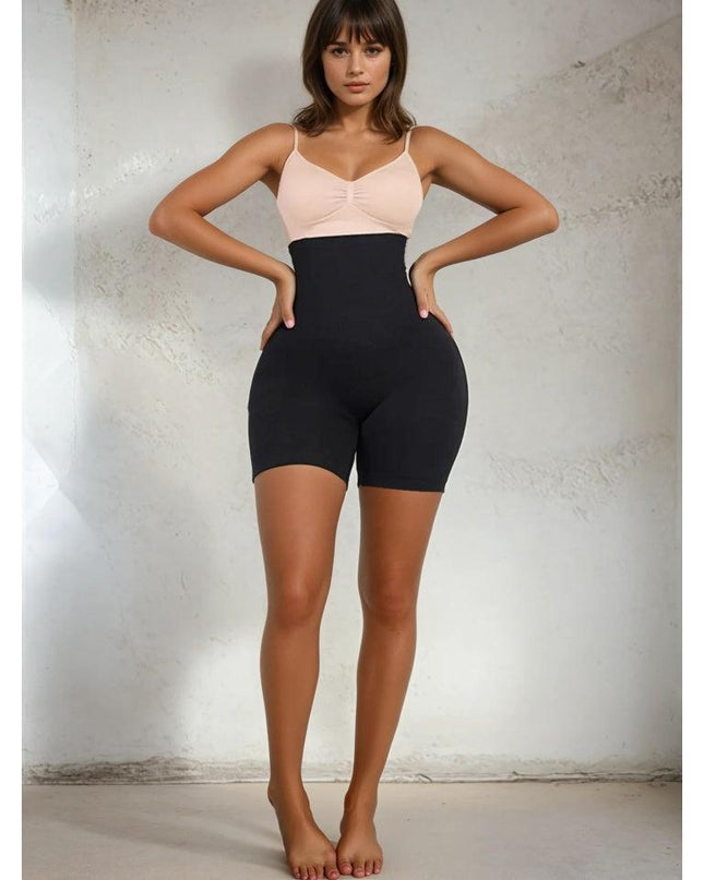 Lenjerie Modelatoare fara cusatura 4 Atele FlexiBoning -Seamless Boxer BLACK Impiedica Rularea