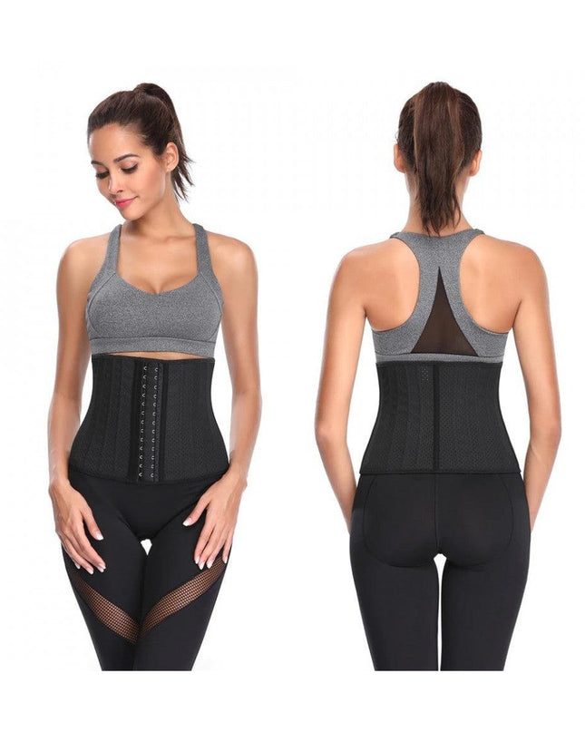 Mini Corset Modelator 25 Atele Corset Breathable -- De Vara-- Black 25 cm Inaltime Pentru o talie de Clepsidra