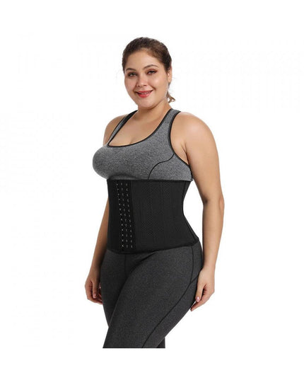 Mini Corset Modelator 25 Atele Corset Breathable -- De Vara-- Black 25 cm Inaltime Pentru o talie de Clepsidra