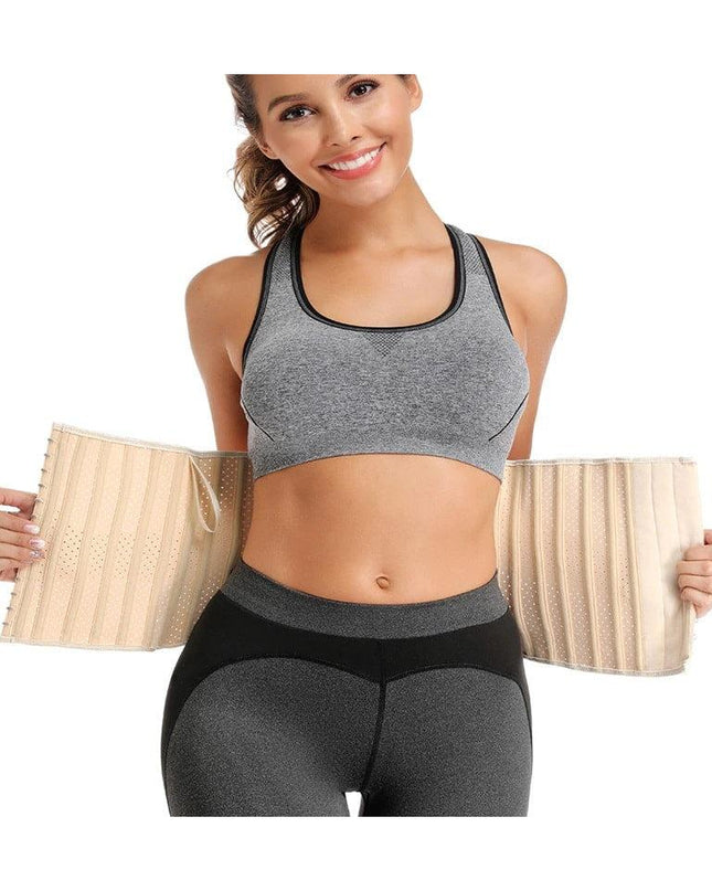 Corset Modelator Talie De Viespe Nude, Corset Modelator Abdomen Cu 25 Atele Nude 25cm Inaltime