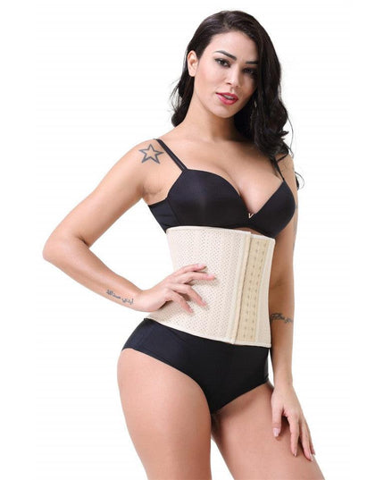 Corset Modelator Talie De Viespe Nude, Corset Modelator Abdomen Cu 25 Atele Nude 25cm Inaltime