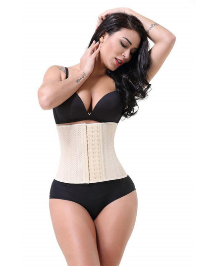 Corset Modelator Talie De Viespe Nude, Corset Modelator Abdomen Cu 25 Atele Nude 25cm Inaltime