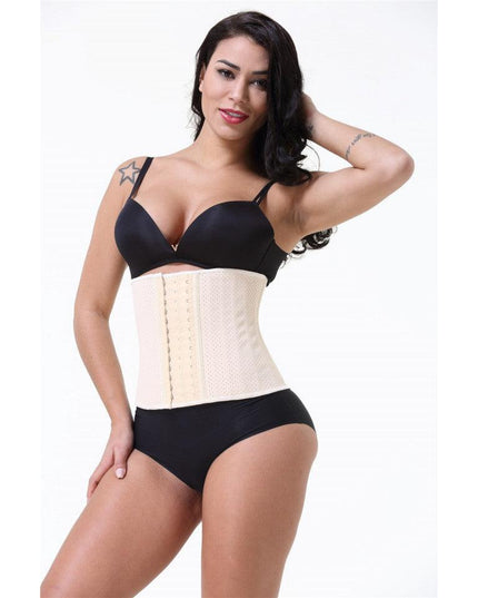 Corset Modelator Talie De Viespe Nude, Corset Modelator Abdomen Cu 25 Atele Nude 25cm Inaltime