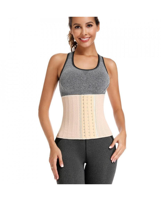 Corset Modelator Talie De Viespe Nude, Corset Modelator Abdomen Cu 25 Atele Nude 25cm Inaltime