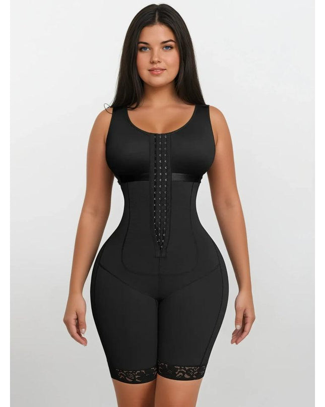 Salopeta Modelatoare Premium Faja Post Op Stage 2 – Perfecțiune în Modelare și Recuperare Negru, Confort Superior, Design Ergonomic
