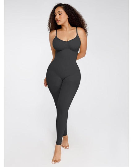 Salopetă Modelatoare Seamless Skins – Contur Perfect, Confort Maxim-BLACK Negru